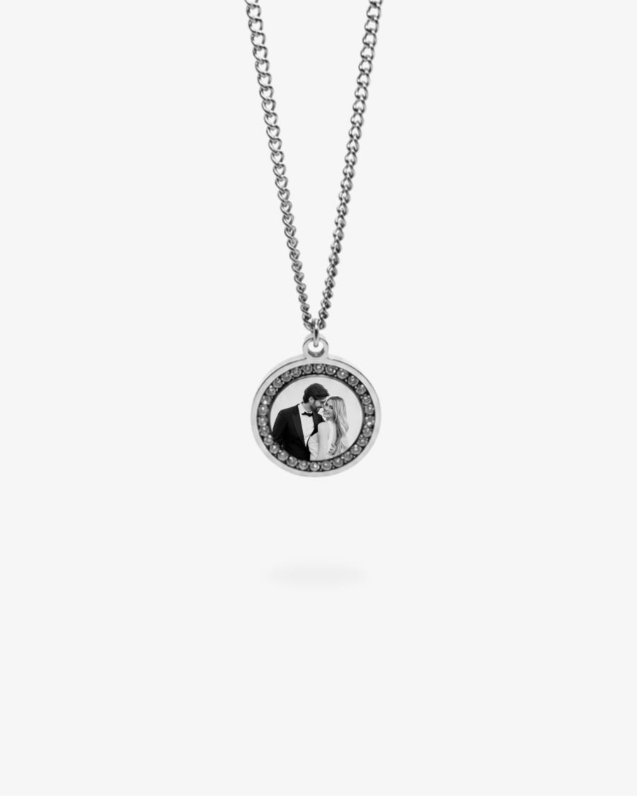 Custom Zircon Necklace - Photo