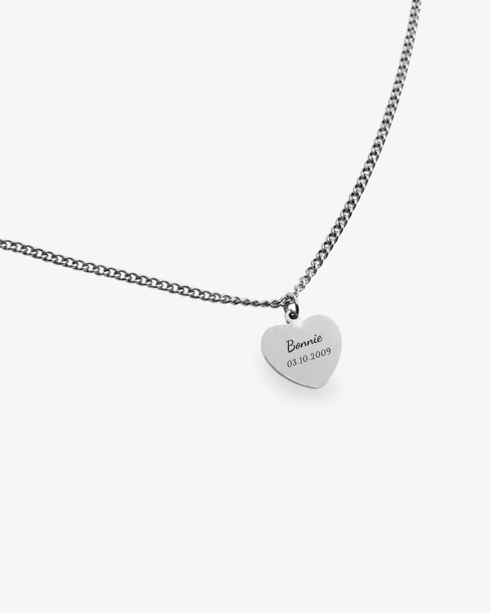 Custom Necklace - Text & Date