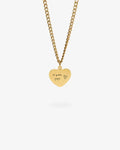 Custom Necklace Handwriting - Gold