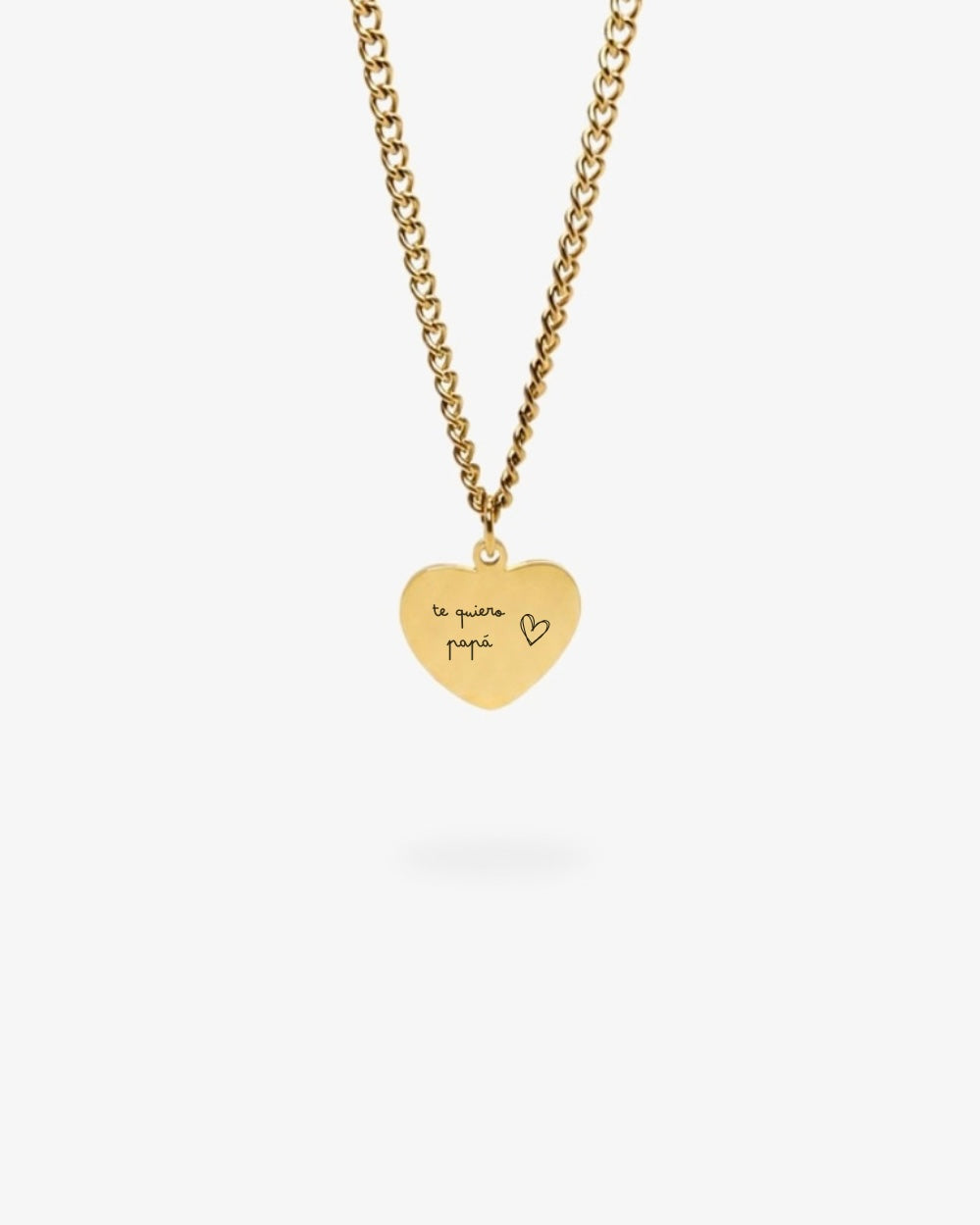 Custom Necklace Handwriting - Gold