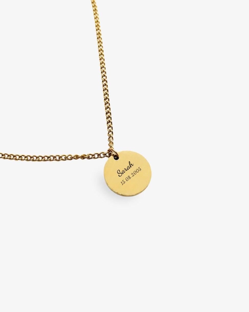 Colar Personalizado - Texto e Data