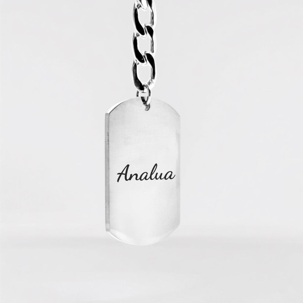 Personalized Keychain - Text