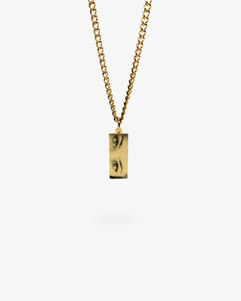 Custom Necklace Eyes - Gold