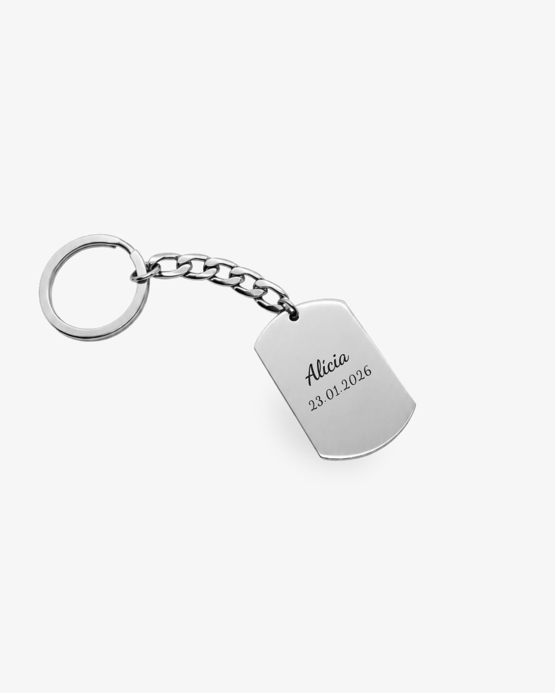 Porta-chaves Personalizado - Texto e Data