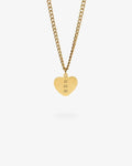 Custom Necklace Date - Gold