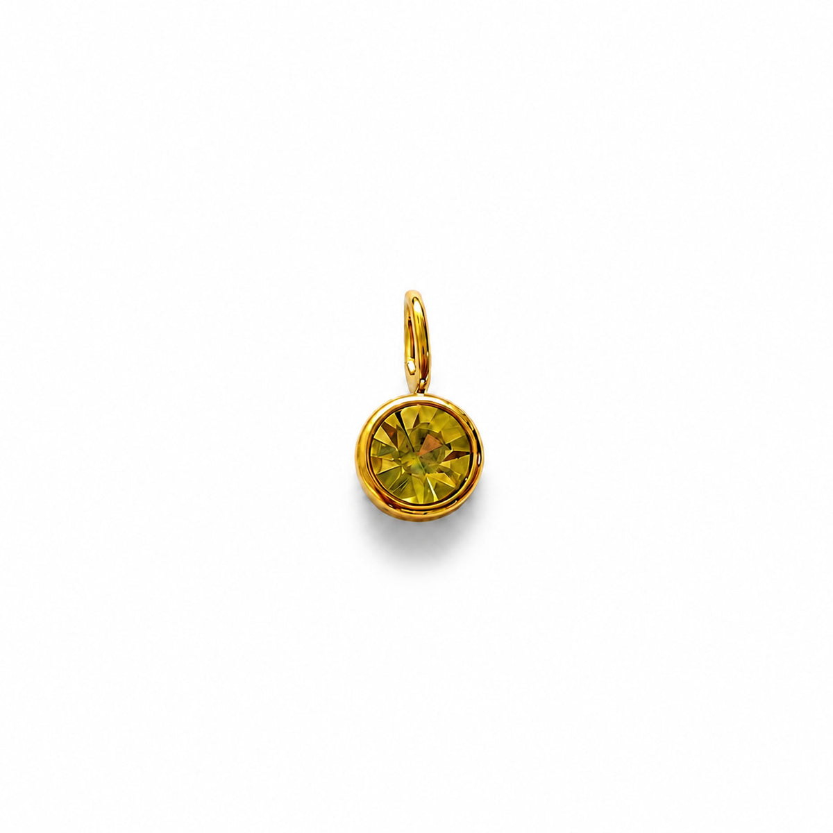 Amuleto de Zircão Amarelo - Ouro