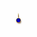 Berloque de Zircónio Azul-Marinho - Dourado