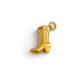 Amuleto de Bota - Dourado