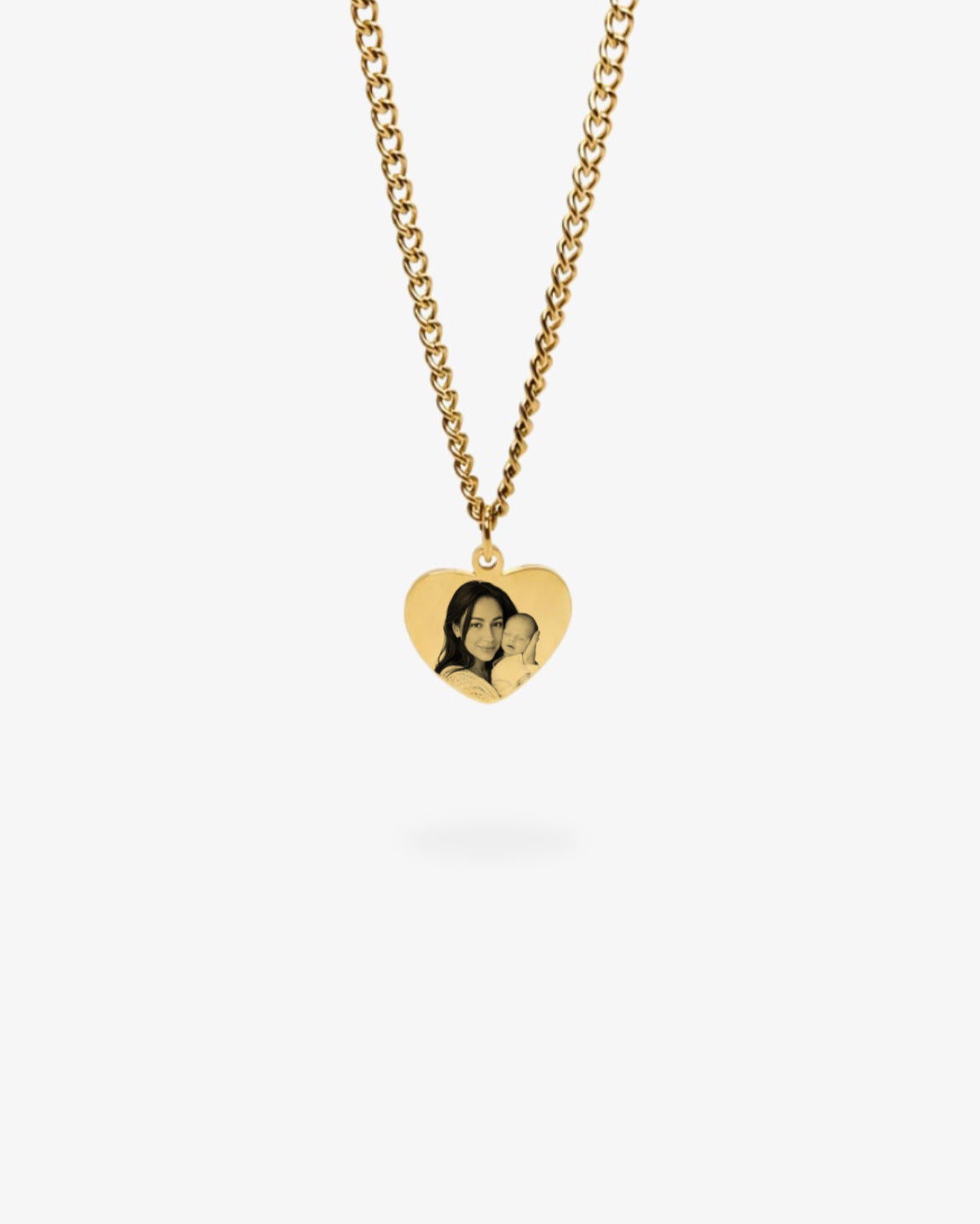 Custom Necklace Photo - Gold