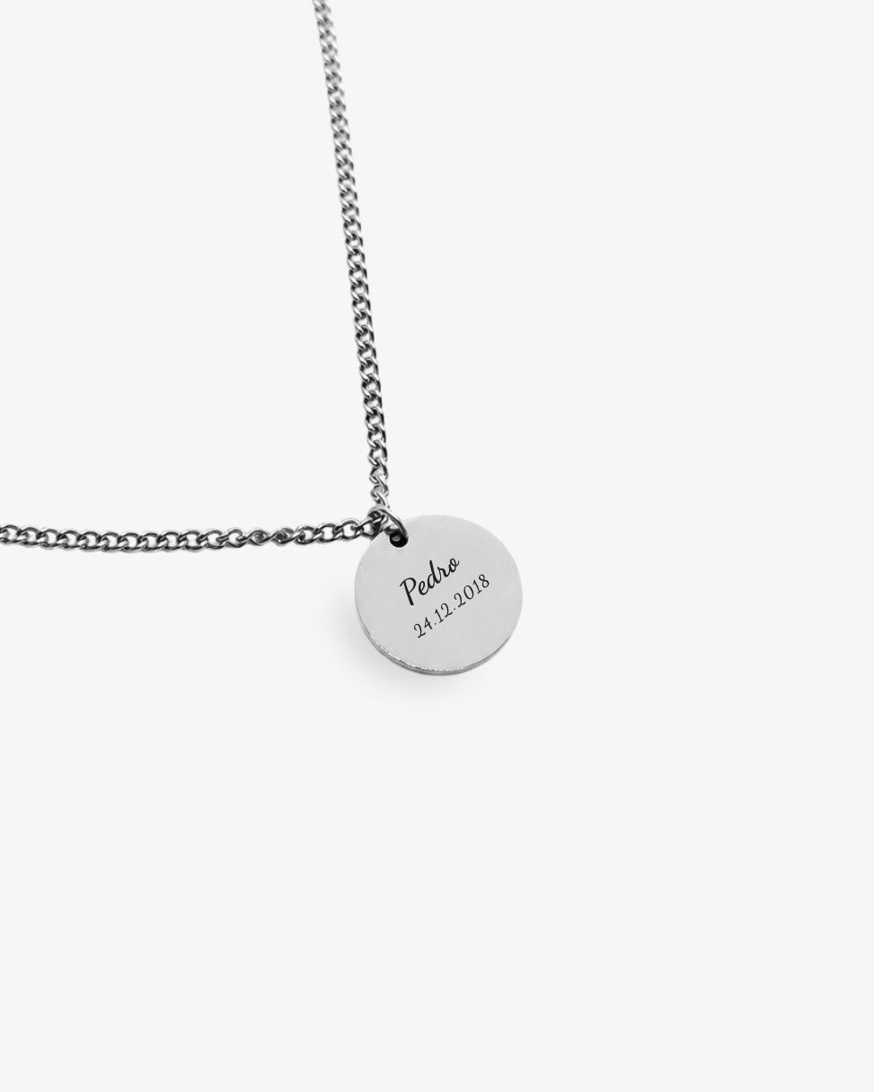 Colar Personalizado - Texto e Data