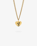 Custom Necklace Pet Photo - Gold