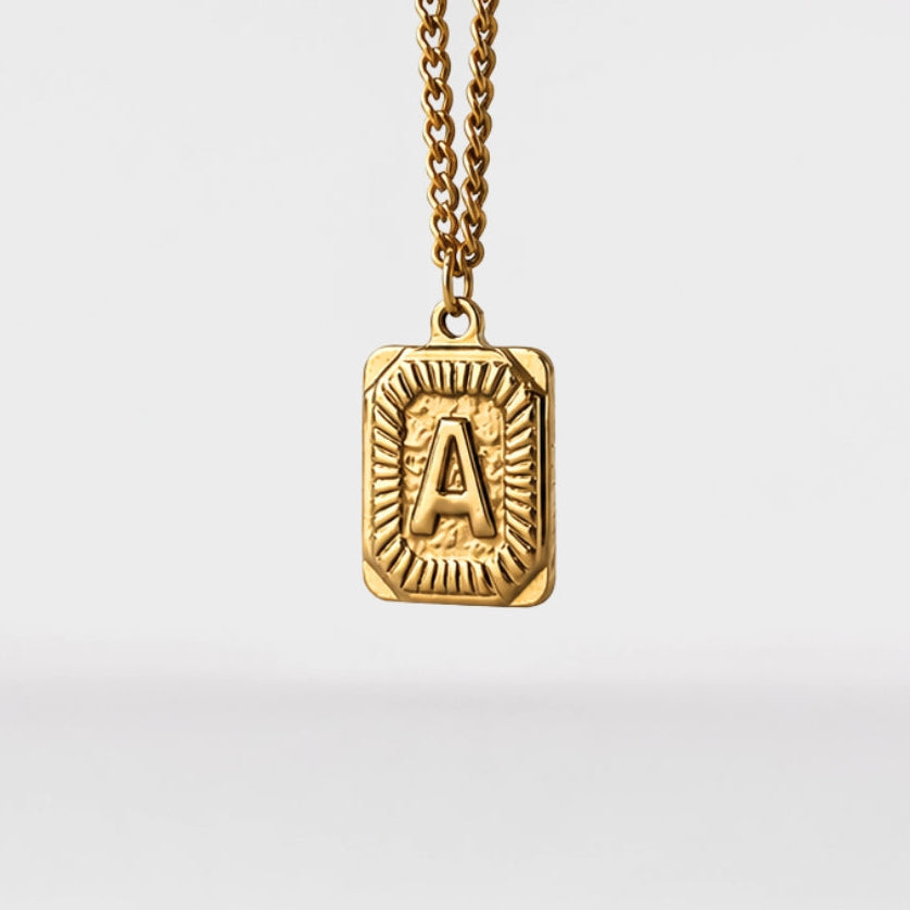 Initial Medallion Necklace
