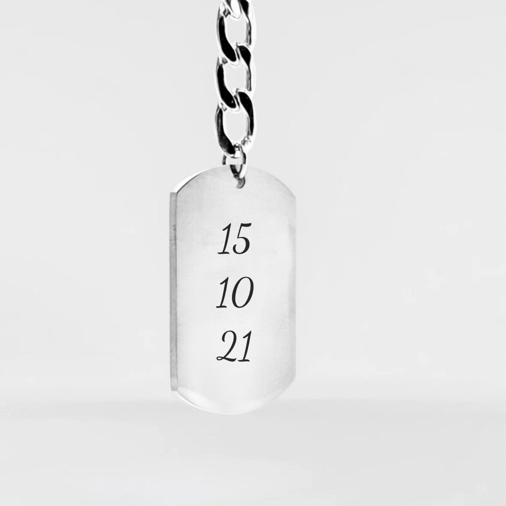 Personalized Keychain - Date