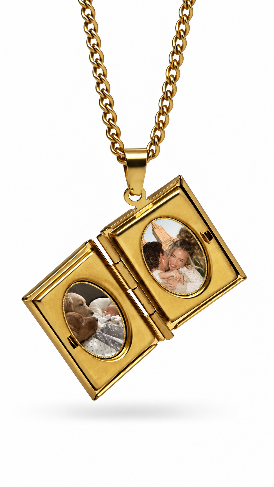 Book Locket Necklace