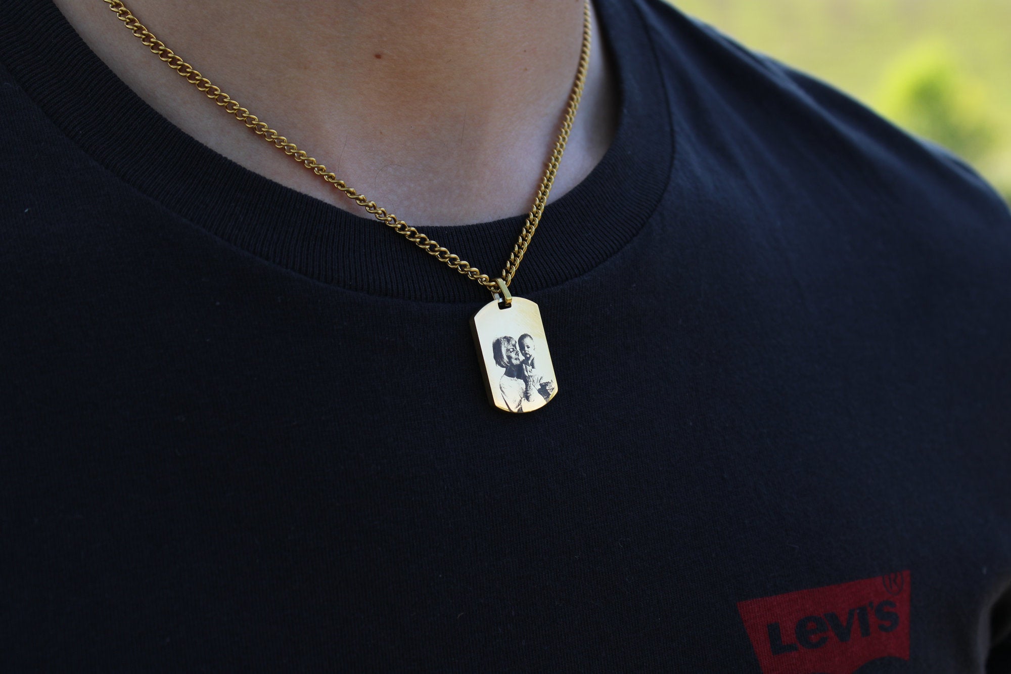 Colar Personalizado com Placa - Foto