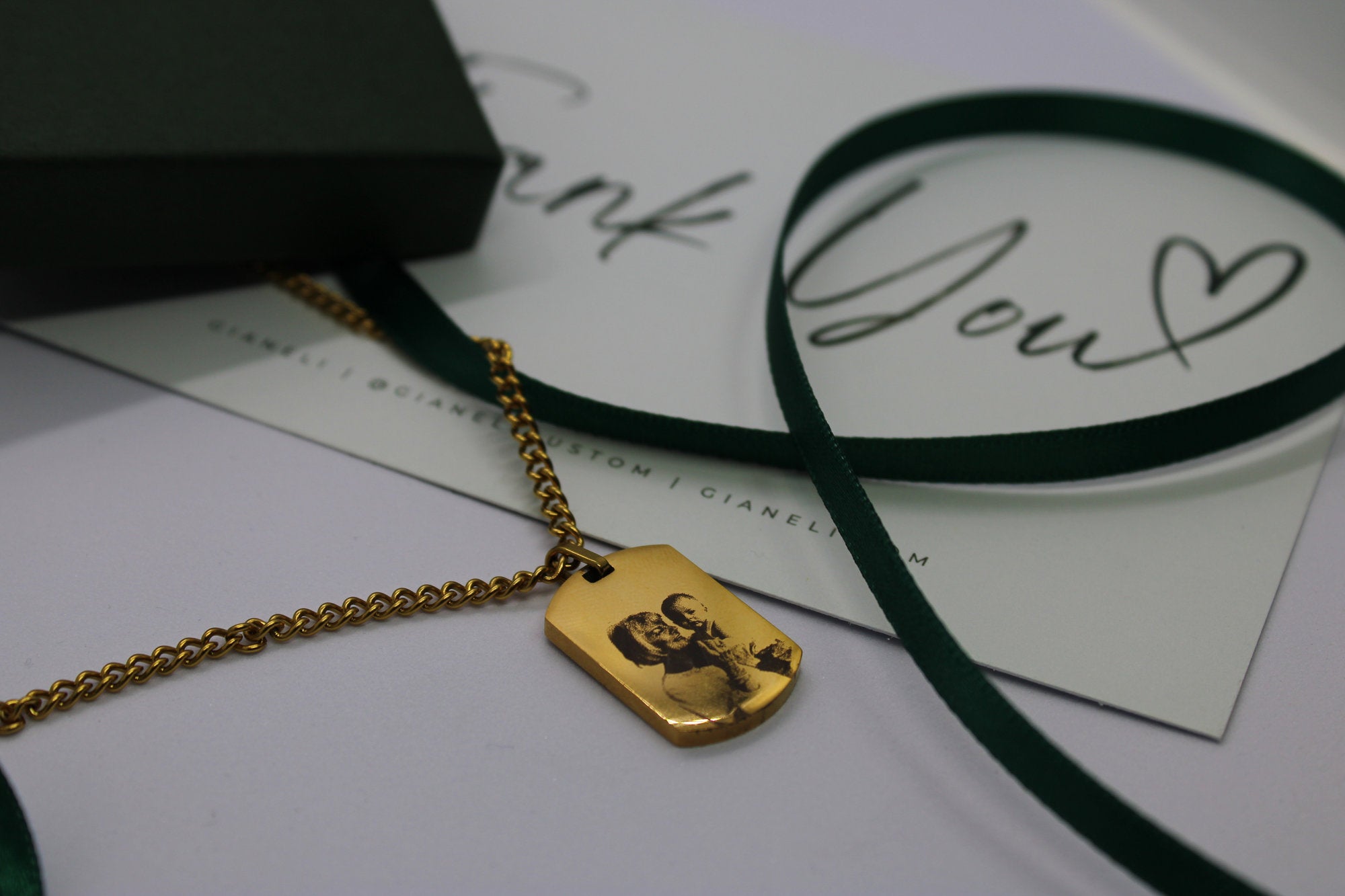 Colar Personalizado com Placa - Foto