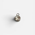 Crystal Charm - Silver