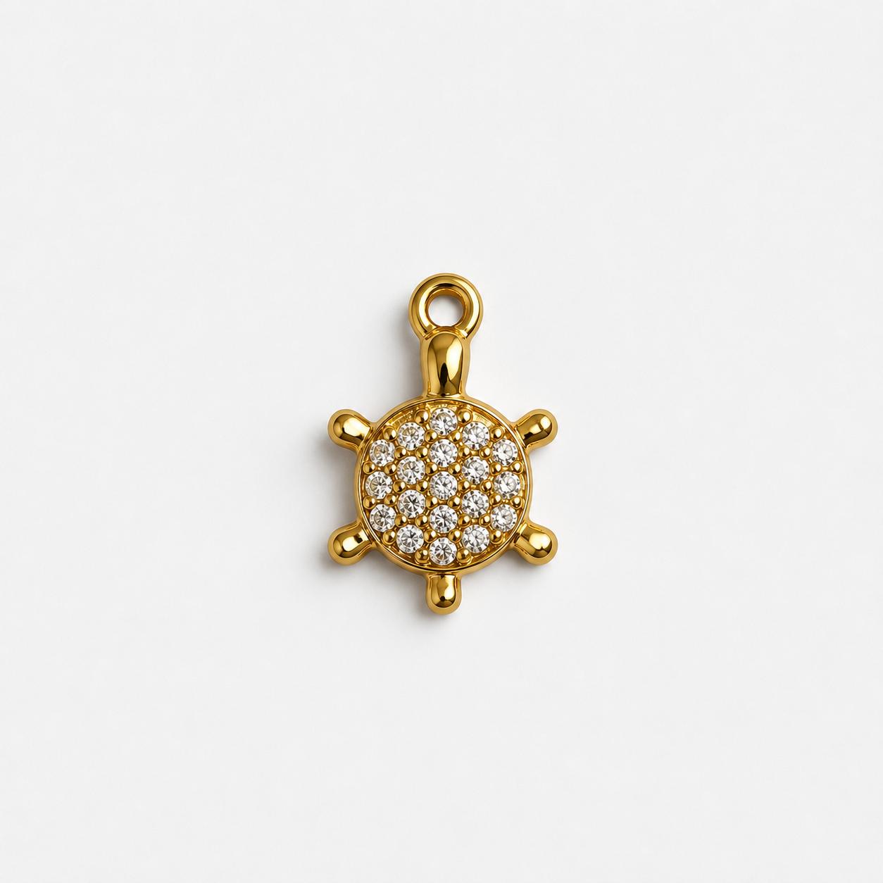 Turtle Charm - Gold