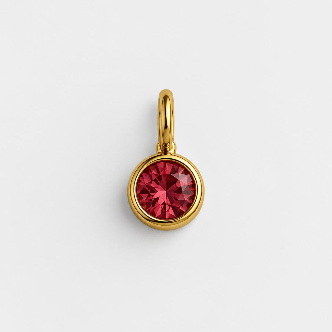 Ruby Charm - Gold