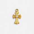 Cross Charm - Gold