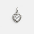 Heart Charm - Silver